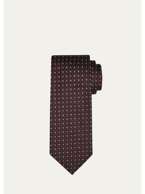 TOM FORD Men's Micro-Jacquard Silk Tie