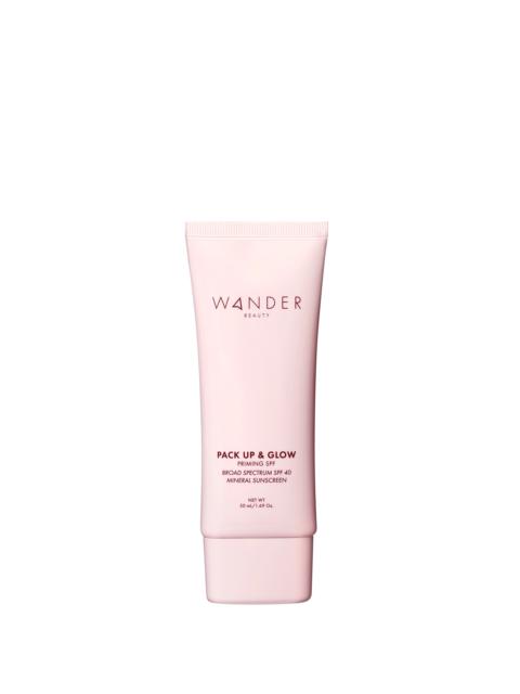 Wander Beauty Wander Beauty Pack Up and Glow Priming SPF 40 Mineral Sunscreen