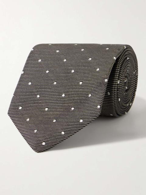 TOM FORD 8cm Polka-Dot Silk-Jacquard Tie