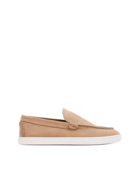 Christian Louboutin Moonboat embossed-logo loafers