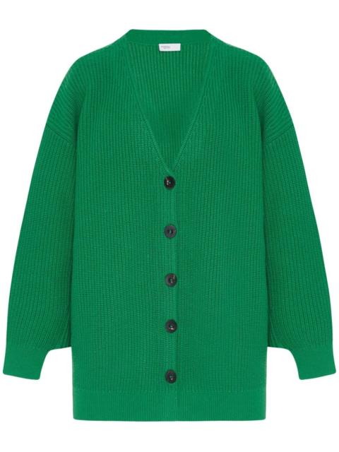 ROSETTA GETTY ribbed panelled cardigan