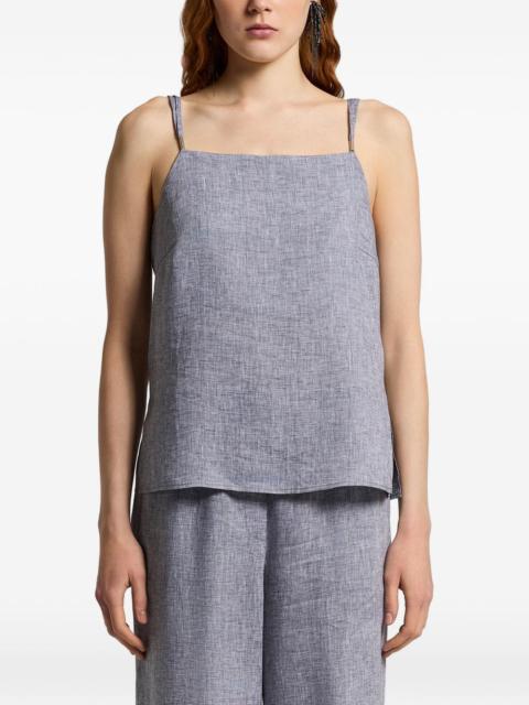 PESERICO square neck top