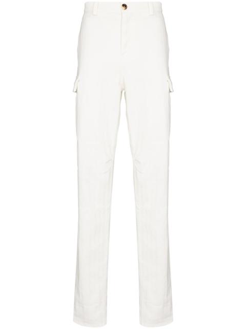 straight-leg cargo trousers