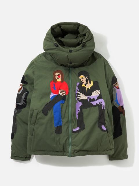 KidSuper SUBWAY CAR PATCHWORK PUFFER