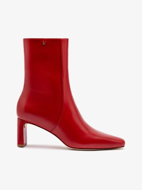 Larroudé Alexis Bootie In Blood Red Leather