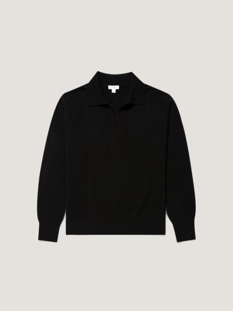 Sunspel Cashmere Polo Shirt