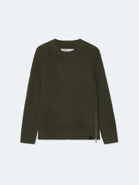 ALLSAINTS KIT ACID-WASHED COTTON CREW-NECK SWEATER