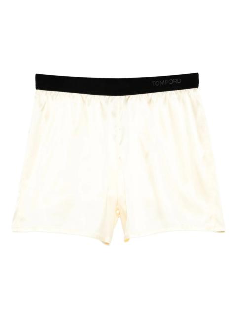 TOM FORD Tom Ford Elasticated-waistband Pajama Shorts