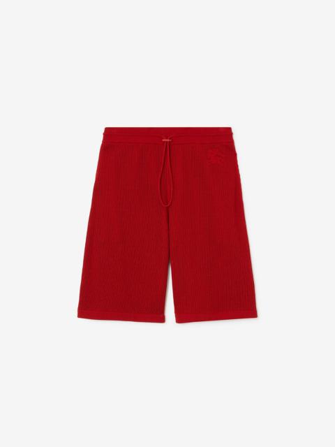 Burberry Silk Cotton Mesh Shorts