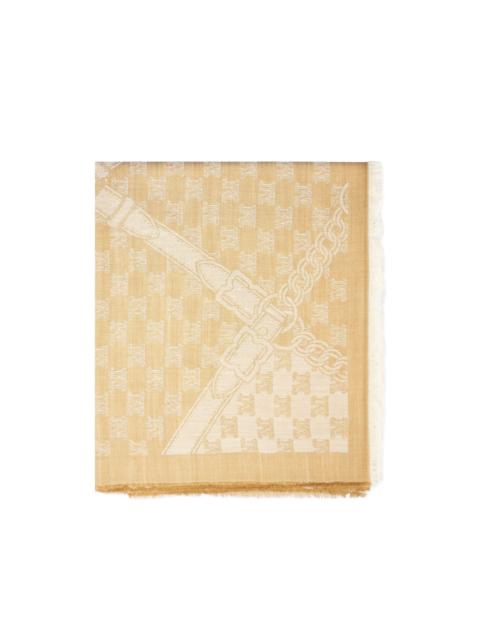 Max Mara Mxapedone chain pattern scarf