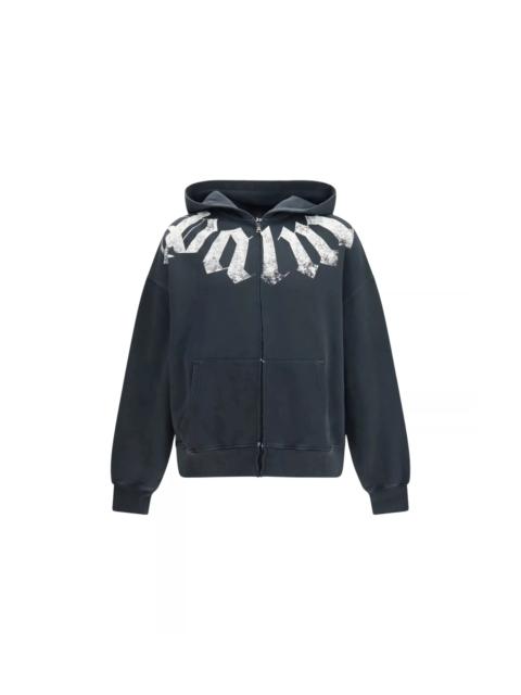 Palm Angels Hooded Zip Sweatshirt