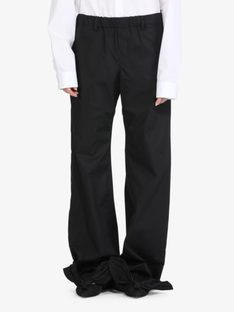 N°21 WIDE-LEG COTTON TROUSERS