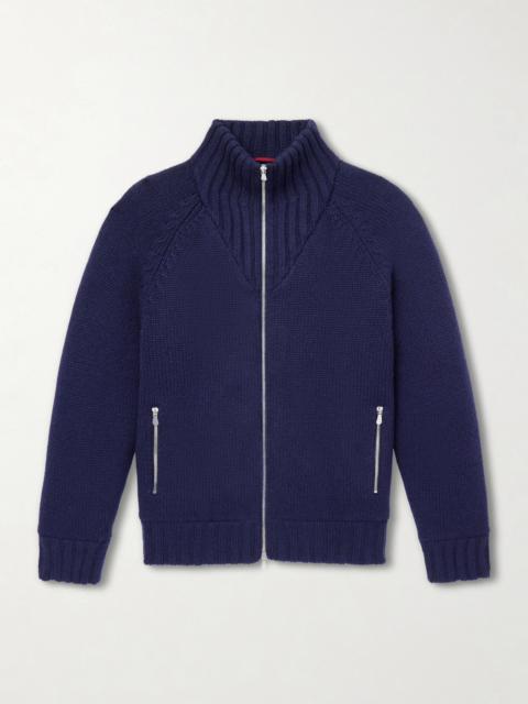 Brunello Cucinelli Cashmere Zip-Up Down Cardigan