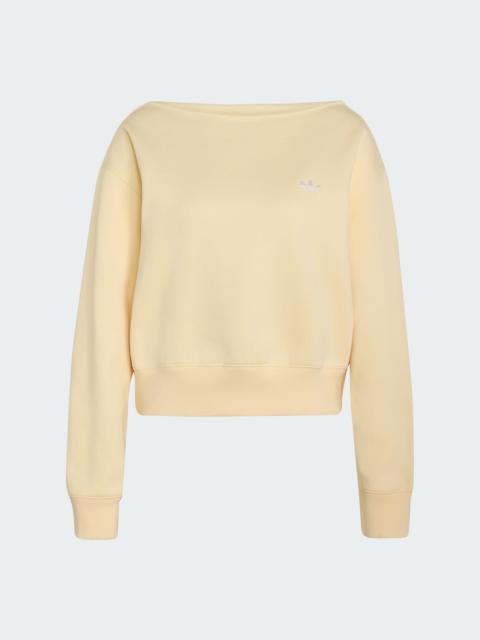 adidas ESSENTIALS FLEECE BOATNECK SWEATSHIRT