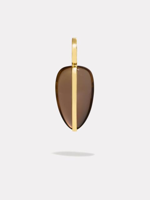 By Pariah Small Pebble Pendant | Smokey Quartz