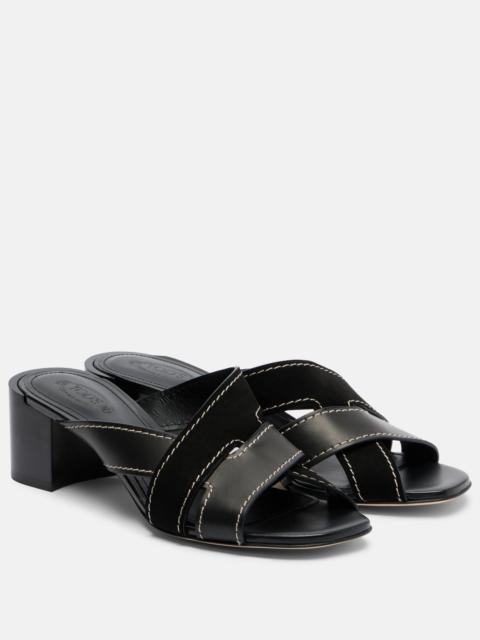 Tod's 55 leather mules