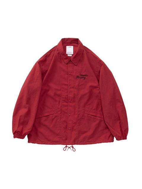 visvim WINDFALL COACH JKT RED