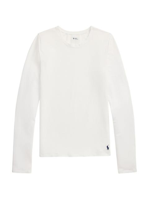 Polo Ralph Lauren Women's Base Layer Stretch Cotton T-Shirt - White Cloud
