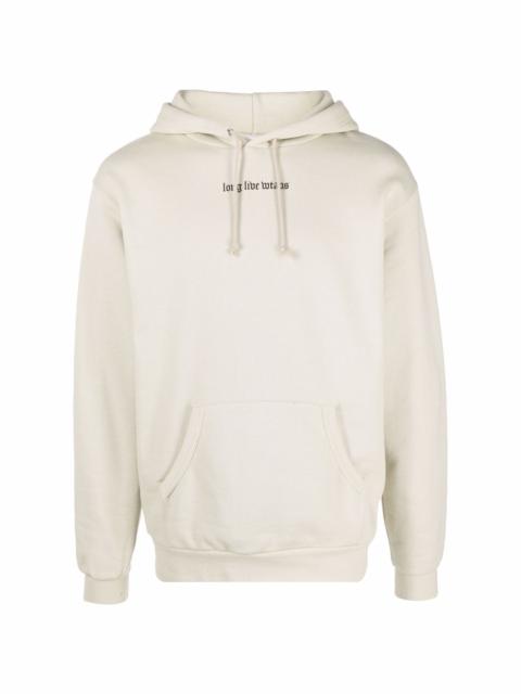 WTAPS slogan-print hoodie