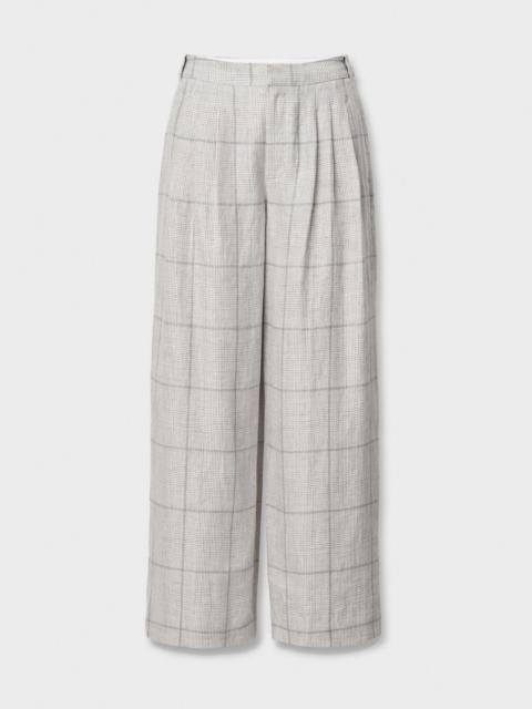rag & bone Chappell Plaid Linen Pants