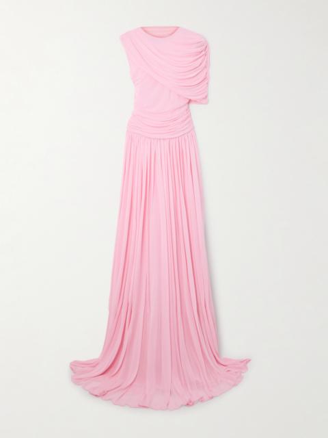 GIAMBATTISTA VALLI Asymmetric Draped Jersey Gown