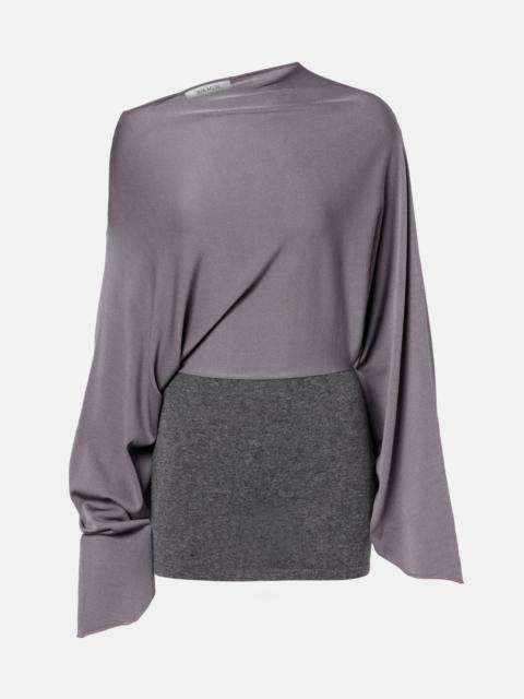 AYA MUSE Slouchy jersey minidress