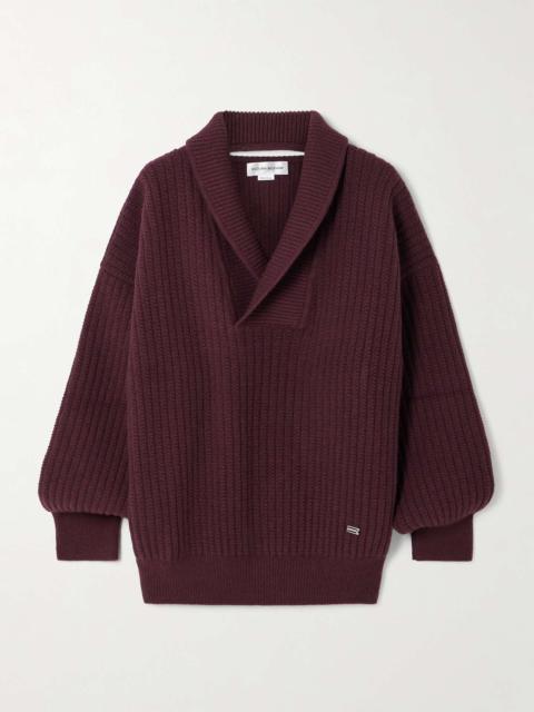 Ribbed wool sweater