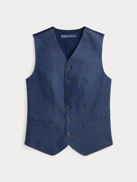 Polo Ralph Lauren Buttoned Linen-Cotton Vest