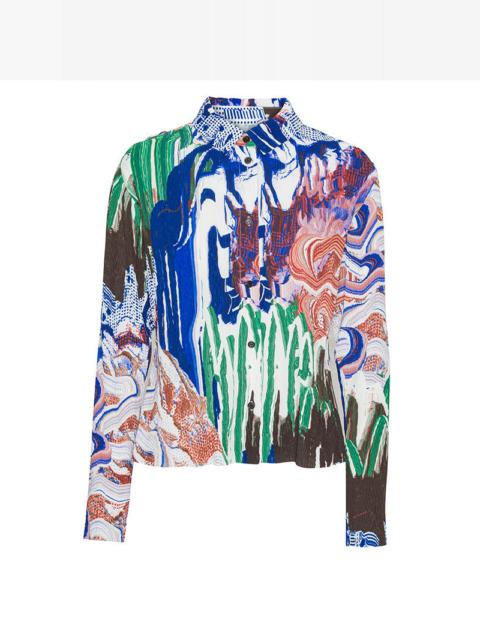 SLOPE BLOUSE - GRAPHIC SLOPES LIGHT