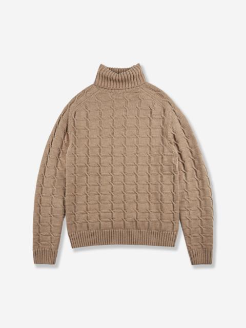 SLOWEAR Slim fit wool turtleneck sweater