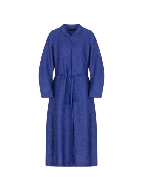 GIORGIO ARMANI tie-waist coat