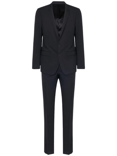 Two-piece stretch wool suit