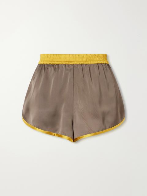STAUD Aero Satin Shorts