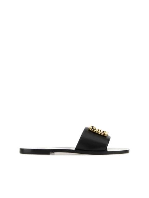 Givenchy 4G Baroque leather slides