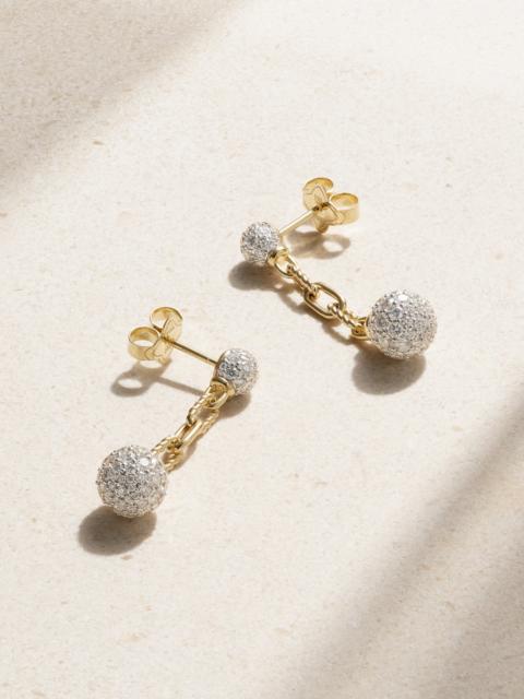 DAVID YURMAN Dy Madison 18-karat Gold Diamond Earrings