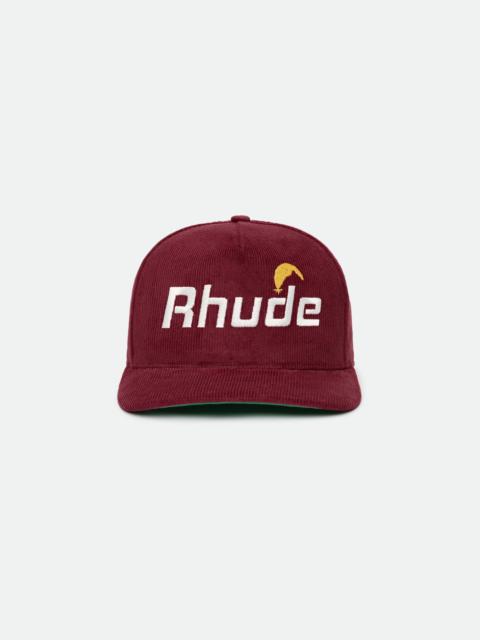 Rhude CHEVAL CORDUROY STRUCTURE HAT