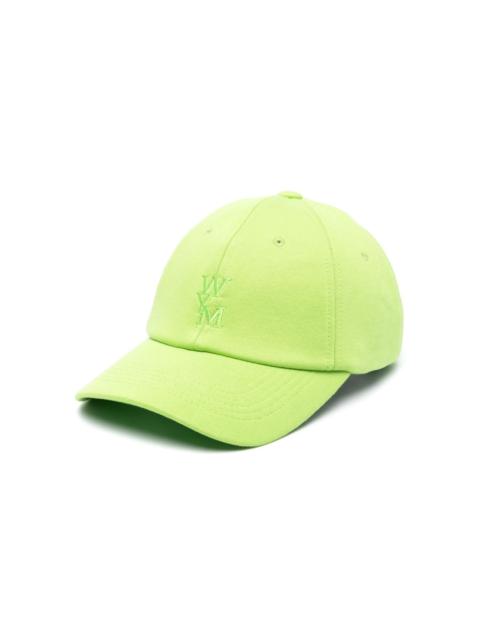 logo-embroidered cotton cap