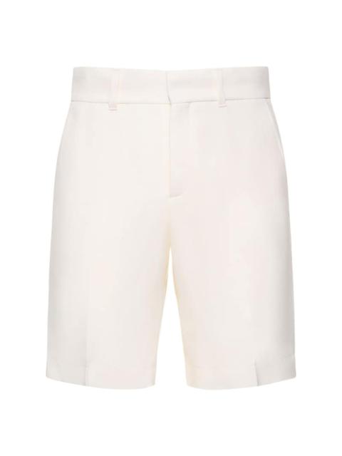 CASABLANCA Tailored wool gabardine shorts