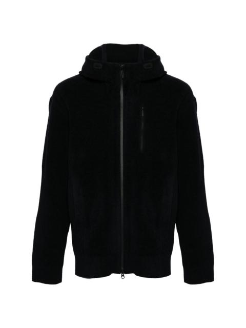 Fusion Knit zip-up hooded jacket