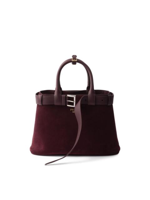 Prada medium Buckle leather tote bag