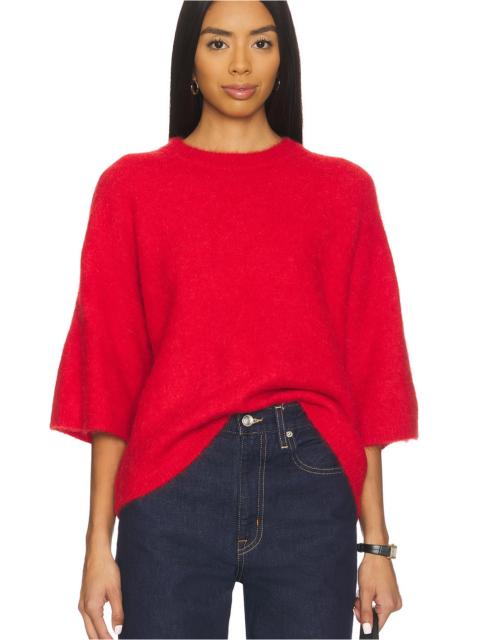 PISTOLA Micah Short Sleeve Crewneck Sweater