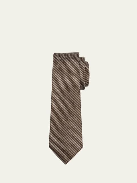 GIORGIO ARMANI Men's Micro-Jacquard Silk Tie