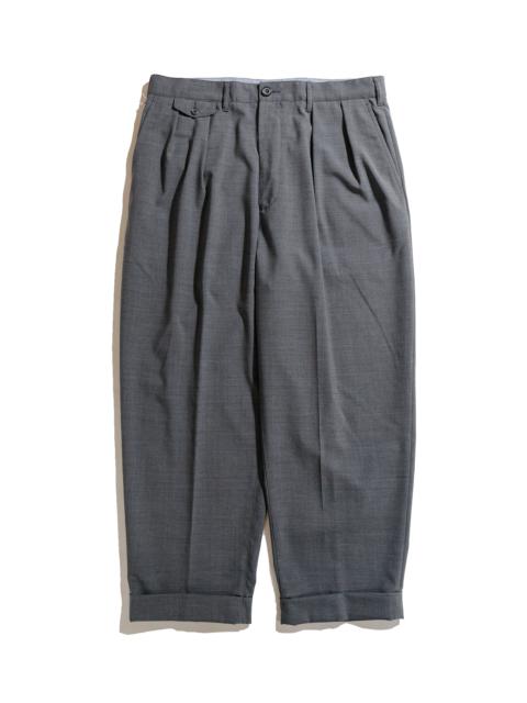 BEAMS PLUS 2Pleats Wool Tropical Grey