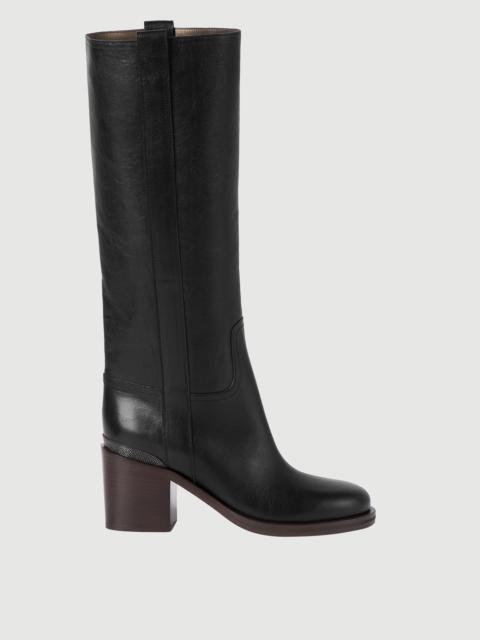 Brunello Cucinelli Cowhide boots with precious detail