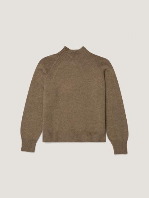 Sunspel Lambswool Funnel Neck Jumper