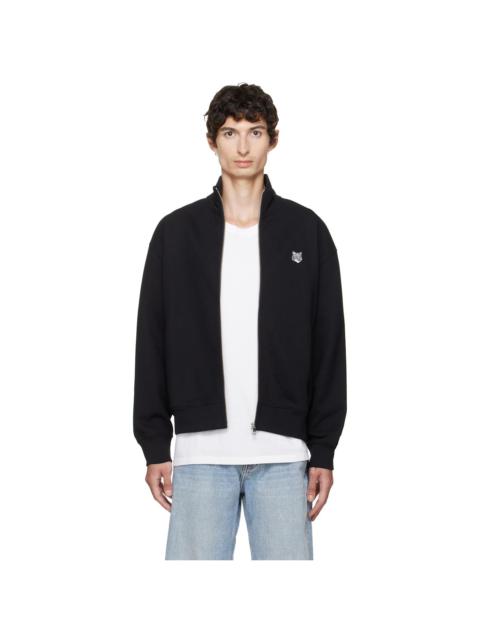 Maison Kitsuné Black Fox Head Zipped Comfort Sweatshirt