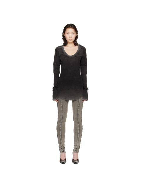 KNWLS Black Bellona Tunic Minidress