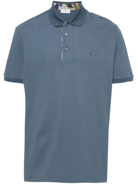 Etro Pegaso-motif piquÃ© polo shirt