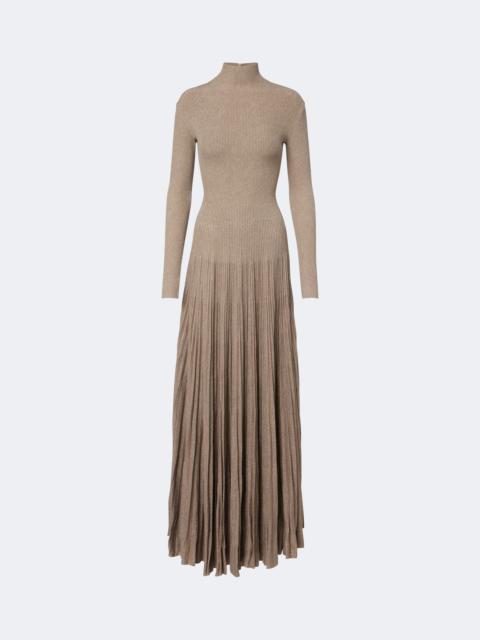 Ralph Lauren Knitted pleated maxi dress