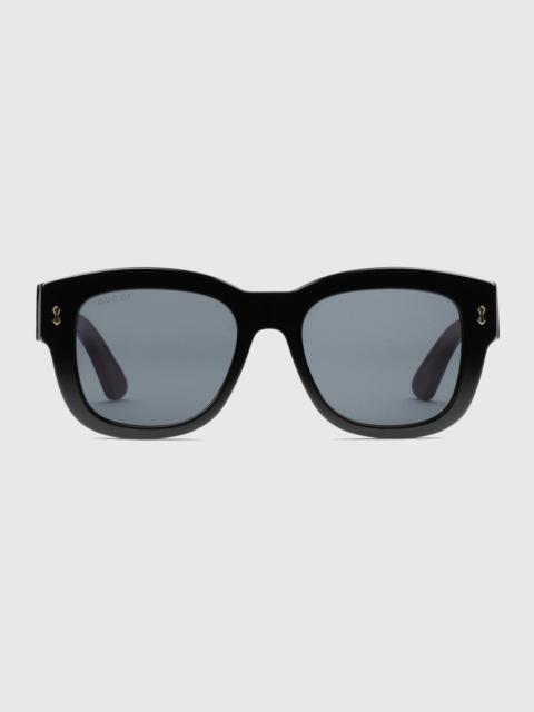 GUCCI Rectangular-frame sunglasses